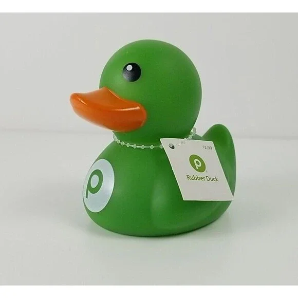Publix Supermarket Rubber Duck Toy Green Duckie Jeep Ducking 2024 NWT Jeeper - Picture 1 of 9